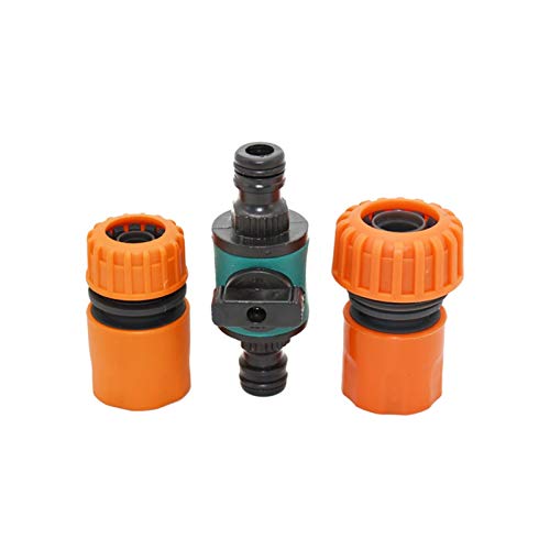 Conector de manguera reductor de 1/2 a 3/4 para tubería y grifo de jardín 4