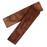 Cabilock 2 pièces Bloc de Bois Brut Noyer Noir Lot de Planches Épaisses pour Sculpture et Artisanat pour Débutants et Adultes Surface Lisse sans Éclats