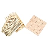 Accessoires sportifs pour maison de poupée : la planche comporte de nombreux trous d'insertion, disposés en plusieurs cercles, pour la sculpture sur céramique