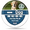 Flea and Tick Prevention for Dogs - Flea Collar - 2 Count - Adjustable