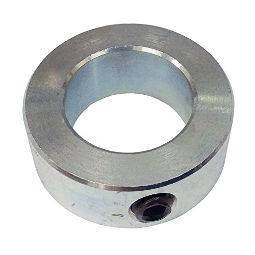 Azssmuk 7/8" Bore Zinc Plated Shaft Collars Solid Steel Set Screws Style #TOP1