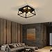 DNYSYSJ Flush Mount Classic Ceiling Light Ceiling Lighting Fixture Industrial Farmhouse Retro Style of Decoration Lighting Tools for Bedroom, Dining Room, Living Room