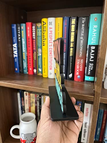 Wooden Enjoy the Little Things Study Office Table Decor Showpiece Home Decor Items (Size: 6X6 Inches,SQ001)