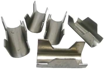 12-PCS Upholstery Spring Clips - 4-Hole Furniture Repair Clips For Sofa & Couch Springs