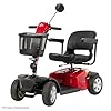 Rascal Conquest 4-Wheel Heavy-Duty Outdoor Mobility Scooter, Long-Range Battery-Powered Electric Travel, 350lb Capacity, Battery Included