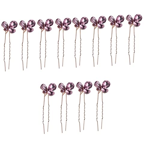 Baguettes de chignon cristal rose pour illuminer votre coiffure de mariée
