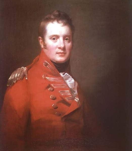 Affiche Henry Raeburn portrait de Colonel impression sur toile décoration murale 60x90