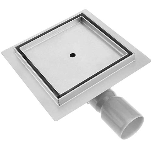 PrimeMatik - Canaleta de desagüe para Ducha Cuadrado 15 cm para azulejo...