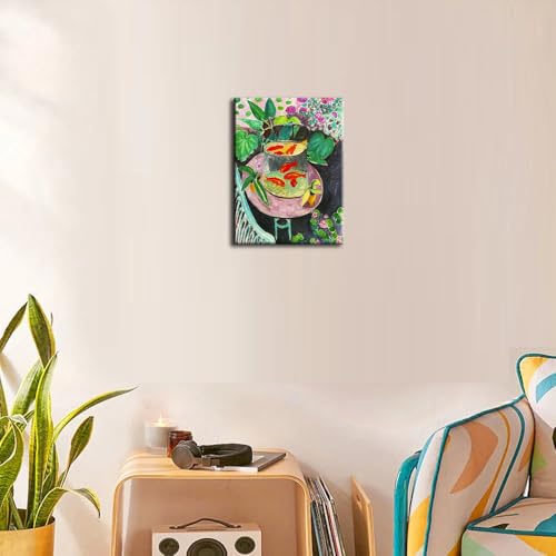 Henri Matisse Goldfish Wall Art Prints Famous Painting Aesthetic Poster by CIYU - Used condition - Image 3