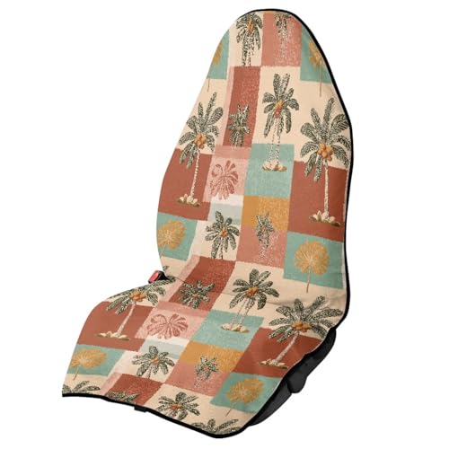 Image of Seat Covers for Cars Protector Front Seats Only,Waterproof Boho Mandala Floral Bucket Towel Seat Covers for Cars, SUV and Trucks,Fashion Car Accessories Easy to Install