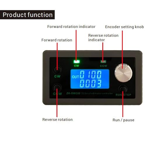 Controlador de motor paso a paso para evitar programación compleja con inversión automática útil 5