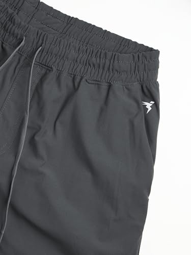 Image of TECHNOSPORT Men's Regular Fit Solid Sports Shorts with Duracool+ for Running, Training & Workout Wear