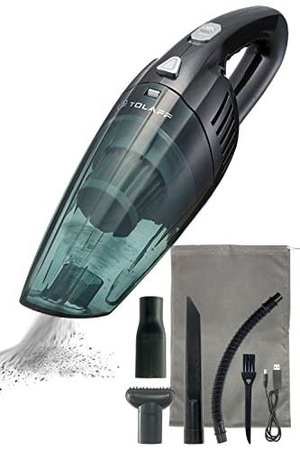 TOLAFF ハンディクリーナー 8500Pa強力吸引 ハンディ掃除機 小型掃除機 コードレス USB 充電式 クリーナー 乾湿両用 掃除機 車用掃除機 ハンディ 卓上クリーナー モバイルケース付き 一年保証付き…
