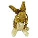 Hyper Pet Wildlife Critters Rabbit Plush Dog Toy with Squeaker, Brown