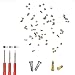 Mobofix Replacement Screws for iPhone 6 Plus 5.5", Full Set with Bottom Silver & Gold Pentalobe Screws Included