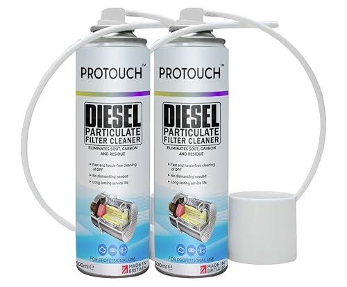 Protouch Diesel Particulate Filter Cleaner 500ml Professional DPF and EGR System Cleaner Made in Britain Pack of 2