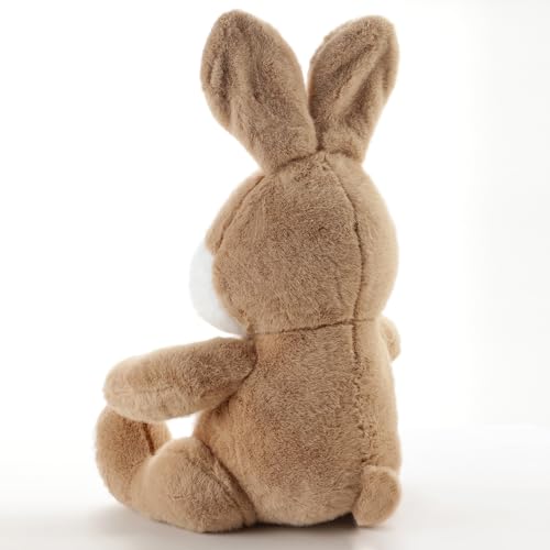 Image of Brown Bunny Plush Soft Toy 45 CM for Kids, Ultra Soft Stuffed Rabbit Teddy, Cute Huggable Plush Doll for Babies, Toddlers, Girls & Boys, Birthday Gift, Washable