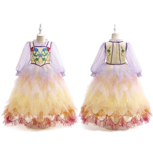 Girls Lucy Gray Baird Dress Halloween Tulle Ball Gown Dresses Birthday Party Cake Skirt Outfit4