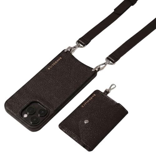 BANDOLIER �o���h�����[ �X�}�z�V�����_�[ iPhone15Pro �X�}�z�P�[�X �A�C�t�H�� ���~ �V���o�[ REMI SILVER 12REM �u���b�N �� iPhone 15 Pro