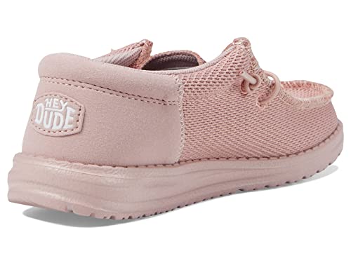 Image of HEYDUDE Boy's Wally Funk Mono Slip-On Casual Shoes (Little Kid /Big Kid) Rose Sand 2 Little Kid M