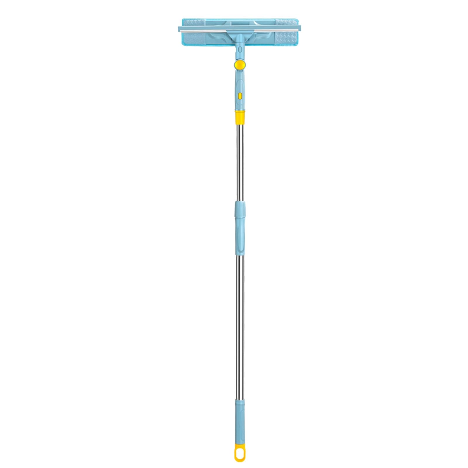 Kit de limpieza de ventanas extensibles, 180 esquejillas y depurador giratorios, poste telescópico 40-60 pulgadas para vidrio de coche de ducha casera, herramienta de limpieza sin rayas con almohadill