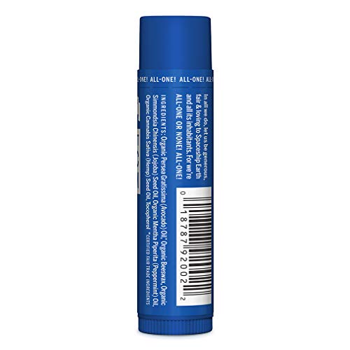 Dr. Bronner's - Organic Lip Balm (Peppermint.15 Ounce, 6-Pack) - Made With Organic Beeswax And Avocado Oil, For Dry Lips, Hands, Chin Or Cheeks, Jojoba Oil For Added Moisture, Cooling And Hydrating #TOP1
