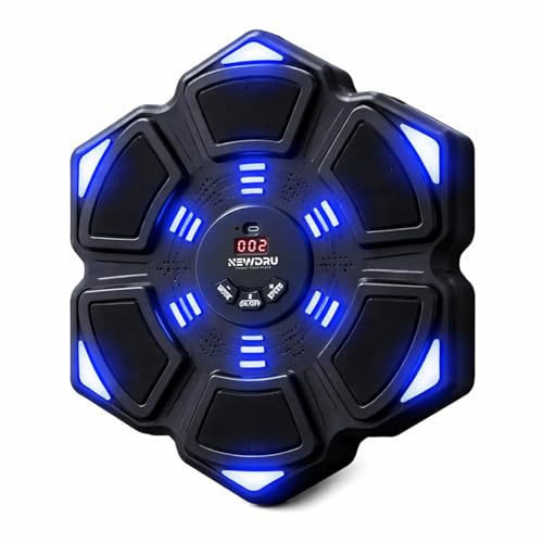 Image of NEWDRU Music Carbon Boxing Machine Wall Mounted, Smart Electric Interactive Wall Mounted Musical Boxing Machine for Adults & Kids