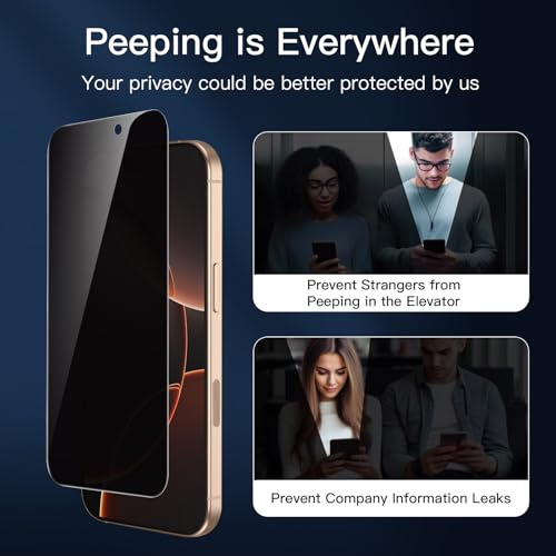 Image of NEW'C for iPhone 17 Pro Max / 16 Pro Max Privacy Screen Protector