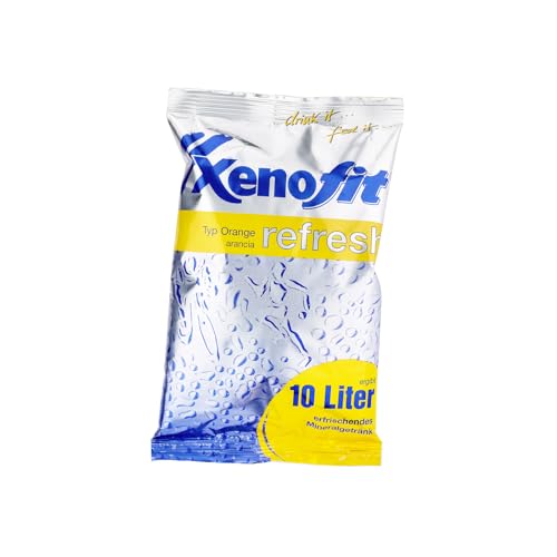 Xenofit refresh | Orange | Getränkepulver | ergibt 10 l erfrischendes Mineralgetränk | Inhalt: 600 g