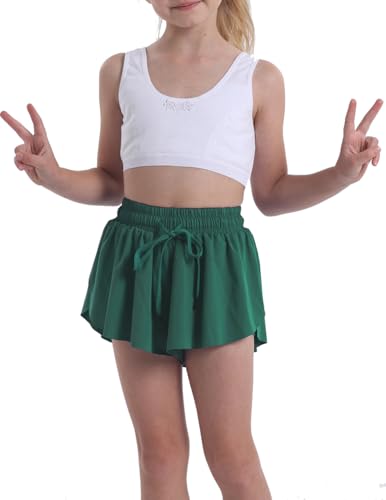 3 Pack Butterfly Flowy Shorts Skirts for Girls Tennis Cheer Stuff Athletic Preppy Running Sports Skirt for Teen Girls2