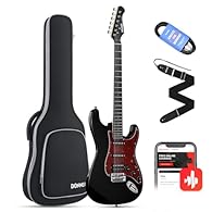 【Innovative Color Design Electric Guitar】DONNER Designer Series - DST-200 ST electric guitar fusing a resonant poplar body with exciting new coloring scheme, is a refined take on a modern classic. Provides an impressive treat for your eyes to hands. ...