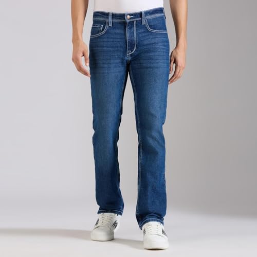 Image of Pepe Jeans Men's Jeans | Straight Fit | Mid Rise | Stretchable