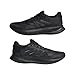 adidas Men's Run Falcon 5 Sneaker, Black/Black/Black, 10