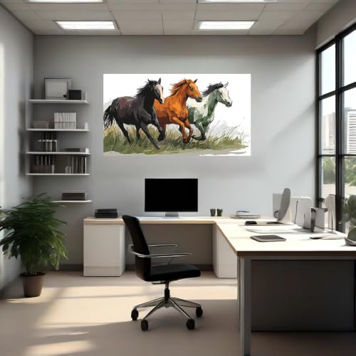 Calcomanías de pared caballo autoadhesivo vinilo mate 4