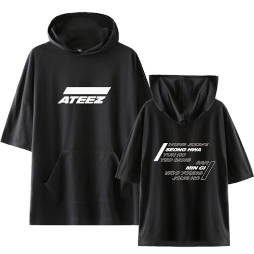 Photo de Maisley Shirt Kpop Boys Hong Joong Seong HWA Yun Ho Yeo Sang San Min Gi Woo Young Jong Ho Fans T-Shirt à Capuche