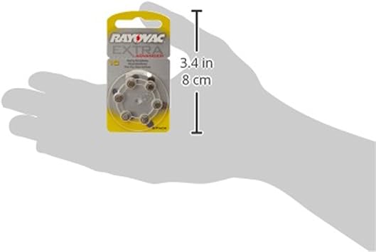 Rayovac Extra Advanced Hearing Aid Batteries Size 10 (60 Batteries)