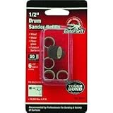 Gator 0.5 in. Dia. x 1/2 in. L Aluminum Oxide Abrasive Sleeve Refill 50 Grit Coarse 6 pc.