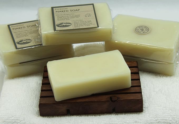 Naked Soap – Unscented Tallow Bar Soap, Grass-Fed Wyoming Tallow with Coconut, Palm & Avocado Oil – Fragrance-Free, Gentle Cleanser for Sensitive Skin – Small Batch, Handcrafted in Wyoming (1 Bar) image 3