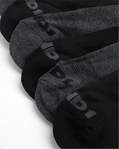 AND1 Mens Quarter Socks - 12 Pack Moisture Wicking Breathable Cushioned Athletic Performance Ankle Socks for Men (6-12.5)4