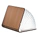 Produktbild Ginkgo LED Smart Book Schreibtisch Licht mit natürlichem Holz Effekt Finish, aufladbar mit Micro USB Ladegerät, Modern Maple