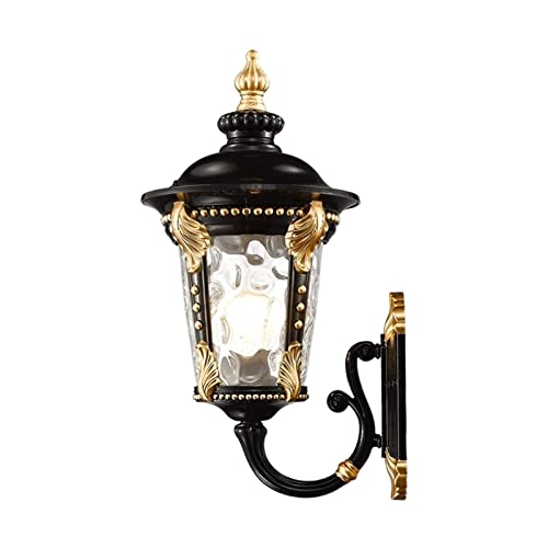 Lumière murale IP55 lanterne extérieure rétro contre l'obscurité du jardin