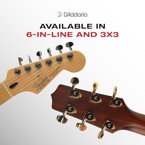 Planet Waves PWAT-6R1 6 (In-Line) Auto-Trim Tuning Machines - Chrome Finish