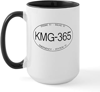 CafePress KMG 365 Squad 51 Emergency Large Mug 15 oz (444 ml) Ceramic Coffee Mug