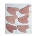 Loveliome Gua Sha Crystal Jade Stone Board for Skincare, Scraping Face Back Massage Relax Therapy Trigger Point Treatment (Rose Quartz)