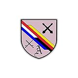 Sticker autocollant – 6 fartbtl 295 armoiries insigne bataillon artillerie ALLEMAND français adapté pour Audi A3 BMW VW Golf GTI Mercedes (7 x 6 cm) # A1209