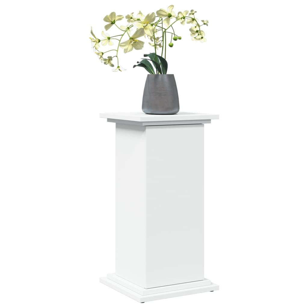 Soporte expositor blanco 31 x 30 x 60 cm aglomerado | 2 compartimentos ocultos, 1 puerta reversible, capacidad 60 kg, fácil limpieza