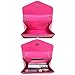 Dasein Women's Evening Bag Party Clutches Wedding Purses Cocktail Prom Handbags with Frosted Glittering (Rhinestone-fuchsia)