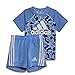 Produktbild adidas Unisex Baby Youth/Baby Jogger I Aop Co T Set, Top:Blue Fusion/Blue Dawn/White Bottom:Blue Fusion Met. S23/White, HR5875, 74