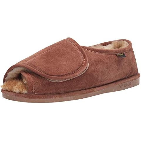 Old Friend Men's Step-in Slipper, Chestnut II, Medium Cover