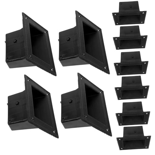 BUTIFULSIC 10pcs Speaker Cabinet Handles Recessed Pulls for Audio Speaker Accessories Compact Design for and Use Heavy Duty Construction